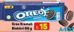 OREO KREMALI BİSKÜVİ 66 G